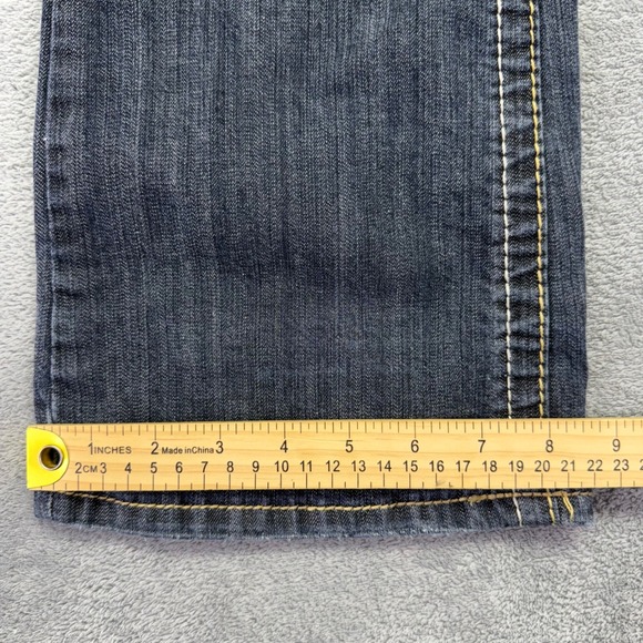 Ariya Jeans Women's Size 5/6 Bootcut Denim Embellished Pockets Flare Jeans - Picture 9 of 11